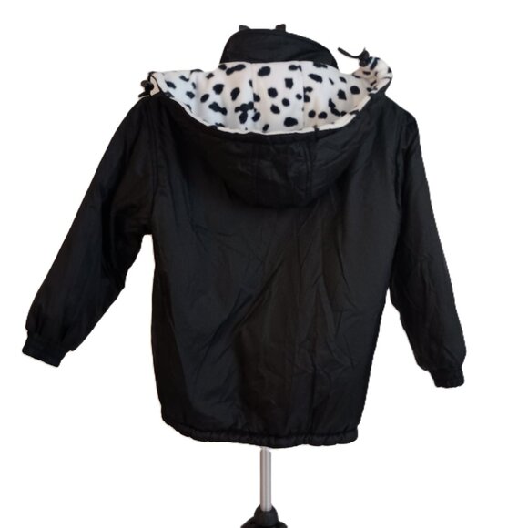 Sullivan Superior Reversible Jacket Black & Polka Dot Girls XL Item 91526 EUC - Picture 3 of 16